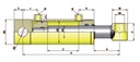 701/800 - CYLINDER D.A. 25-40-800 STANDARD