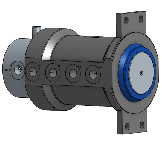 DM070/08-02 - ROTARY COUPLING  7 X G3/8" 1 X 1/4"