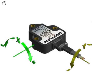 GIB DUAL AXIS TILT +/-10 CAN OUTPUT 2 METER CABLE