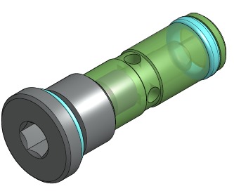 [003_070DPmk] ORF-7/16UNxM6 - ORIFICE HOLDER KIT 7/16 UN FOR M6