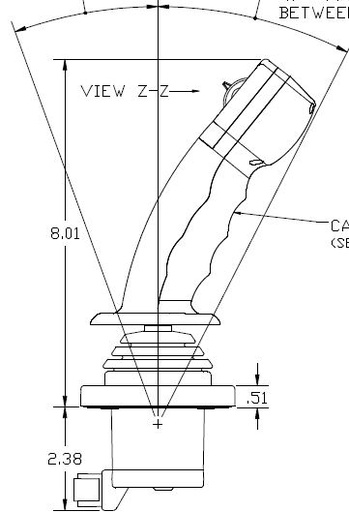 [212L116-409] 212L116-409 - 4 AXIS JOYSTICK WITH CANOpen