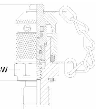 [19062911600CF] 1-Z06-29-11-600-CF - TEST POINT 1620 - G1/4"