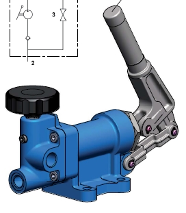 [GLR30] GLR30 - HAND PUMP - DOUBLE STROKE SINGLE ACTING